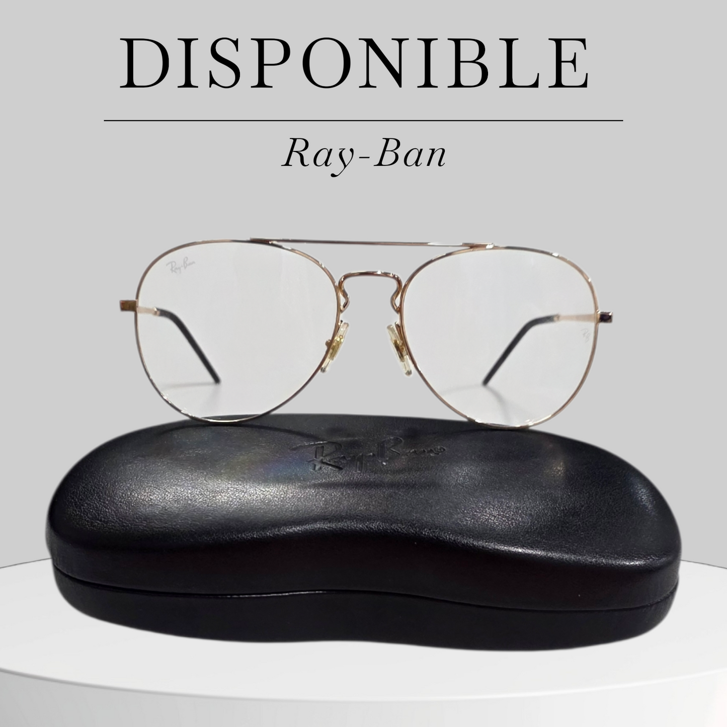 Armazón Oftálmico Ray Ban Aviador Dorado