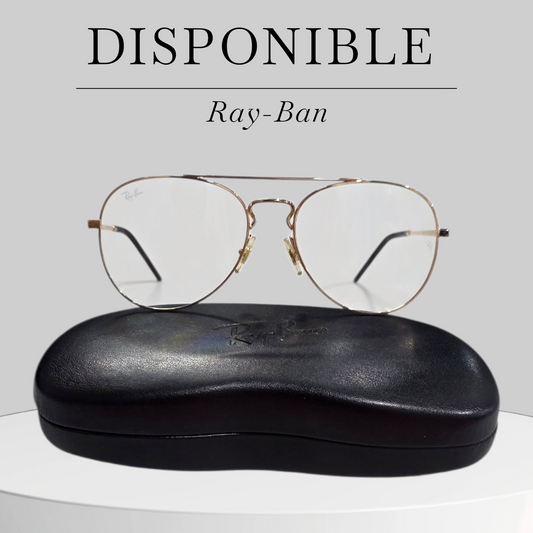 Armazón Oftálmico Ray Ban Aviador Dorado
