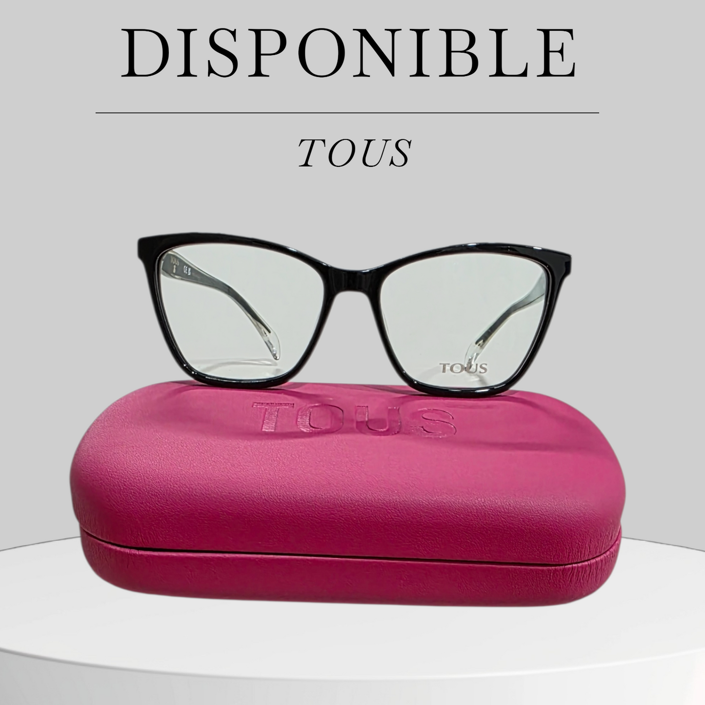 Lentes oftálmicos de marca Tous para dama.